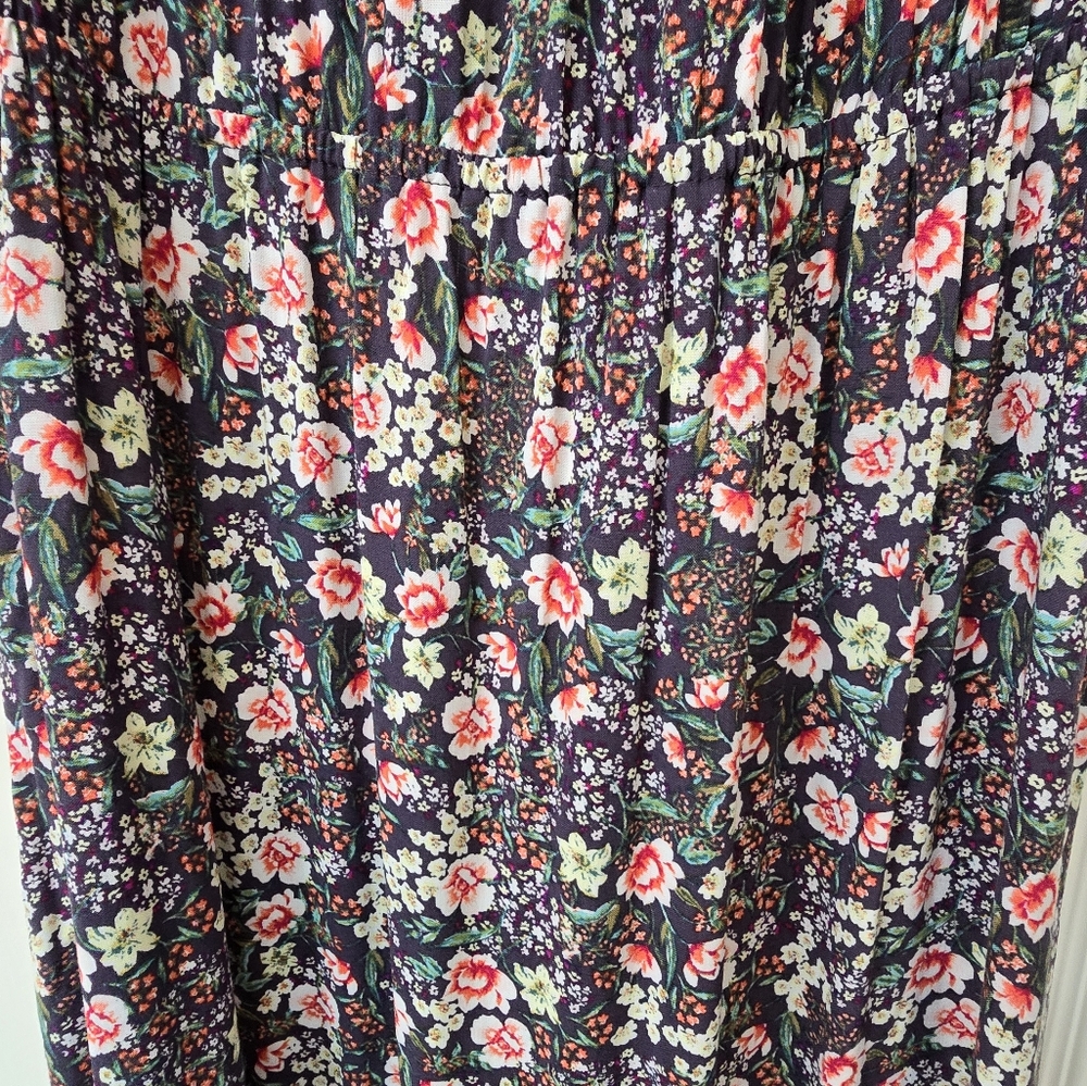 NWT O'Neill Floral Print Maxi Dress Size L - Picture 5 of 10